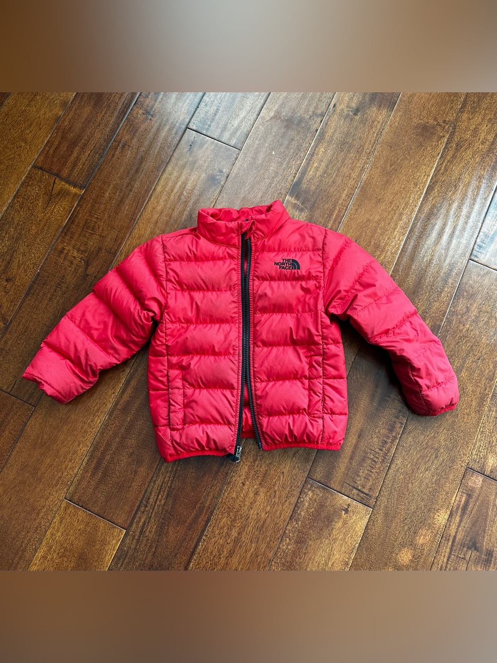 North Face Red 550 fill Down Jacket XXS 5T